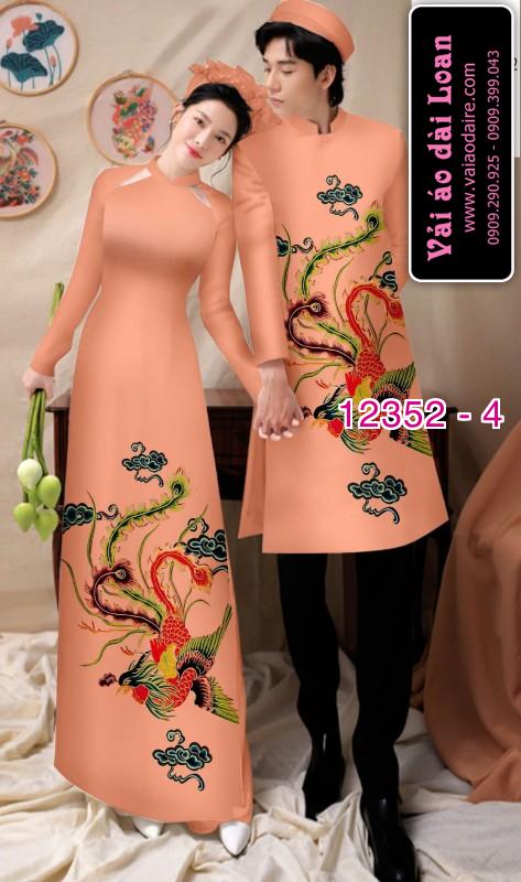 Vải áo dài đôi nam nữ