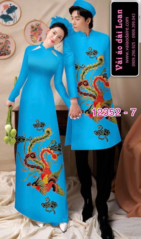 Vải áo dài đôi nam nữ