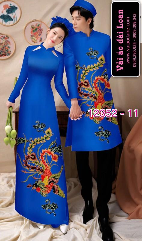 Vải áo dài đôi nam nữ