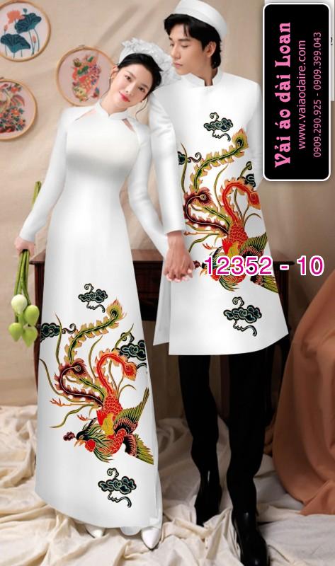 Vải áo dài đôi nam nữ