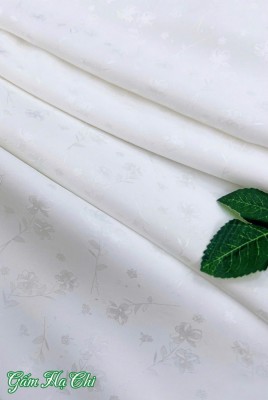 Vải áo dài gấm học sinh-GT 12369