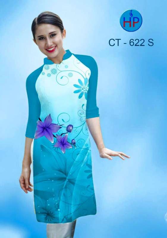 Vải áo dài Cách Tân hoa Ly Vải áo dài Cách Tân hoa Ly