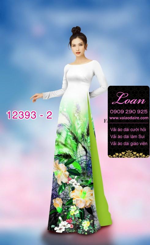 Vải áo dài hoa nhí Vải áo dài hoa nhí