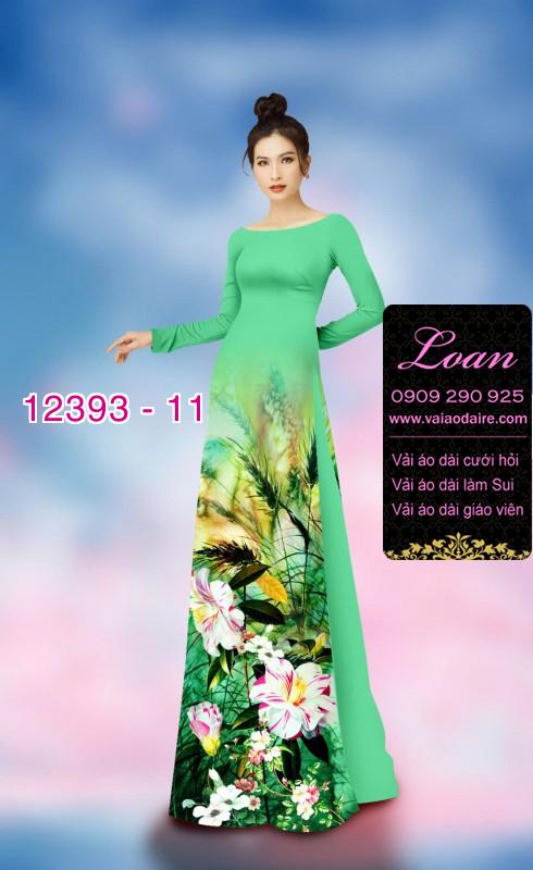 Vải áo dài hoa nhí Vải áo dài hoa nhí