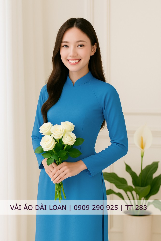 Vải áo dài màu trơn