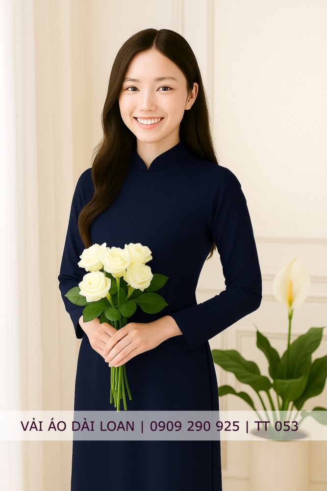 Vải áo dài màu trơn