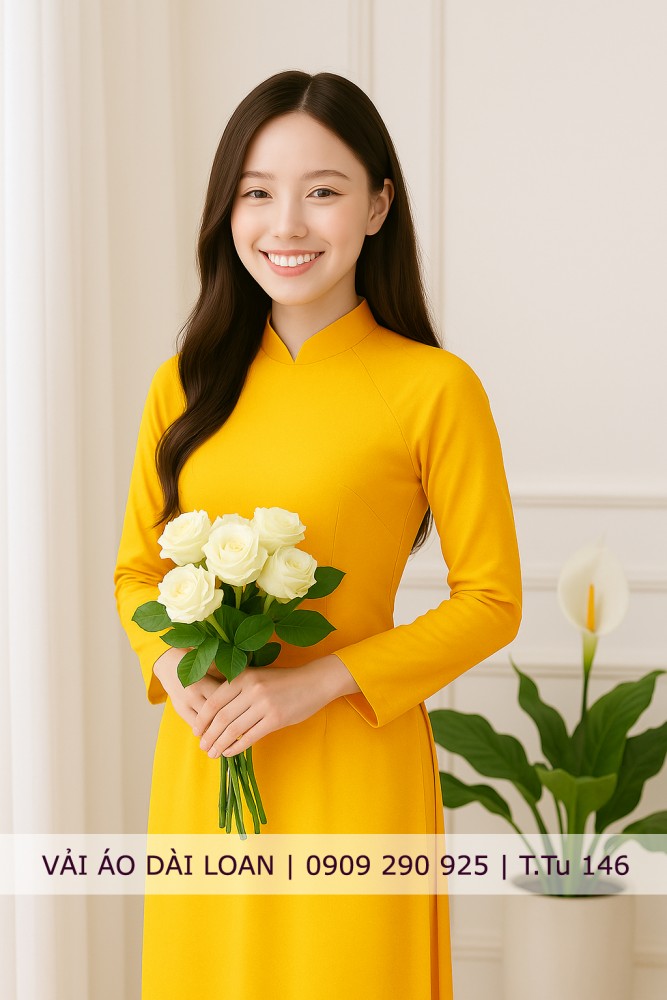 Vải áo dài màu trơn