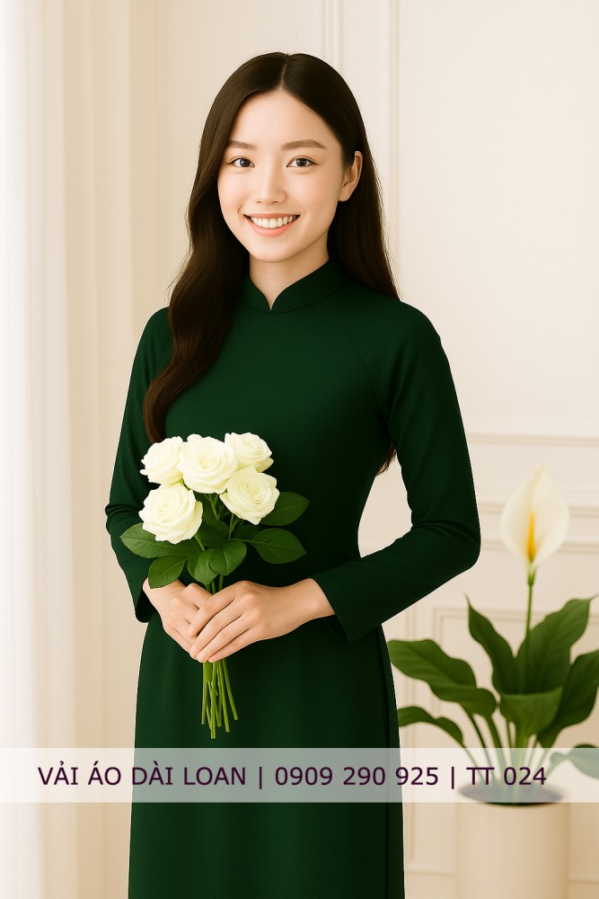 Vải áo dài màu trơn