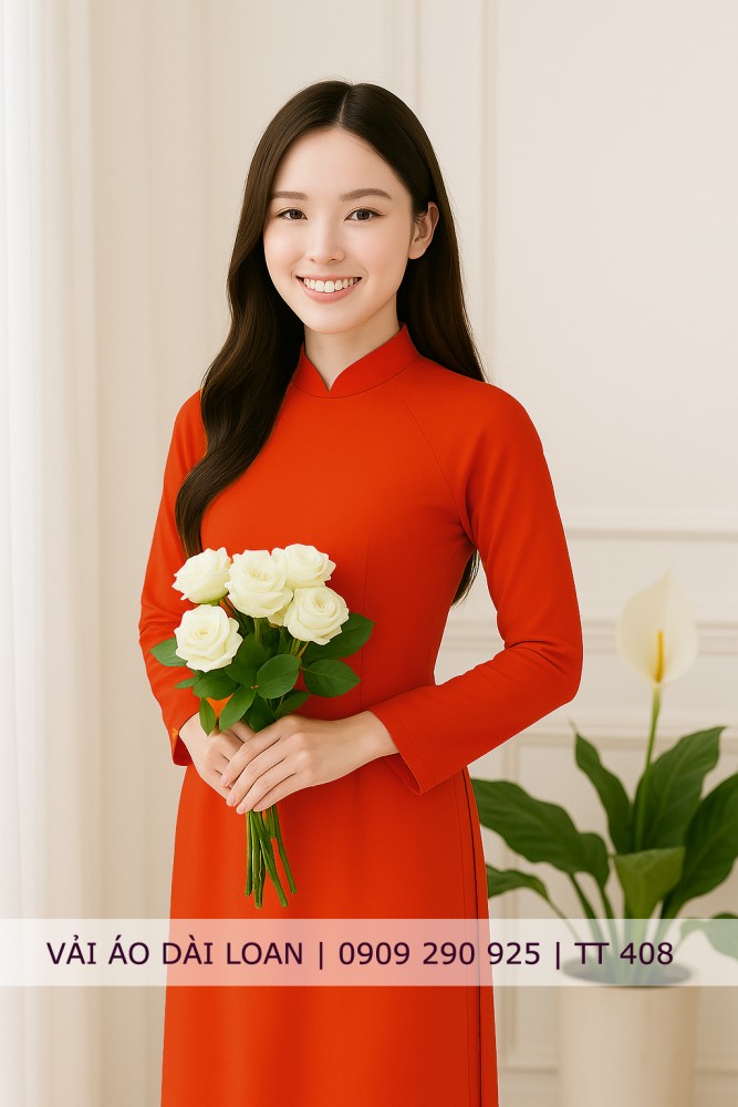 Vải áo dài màu trơn