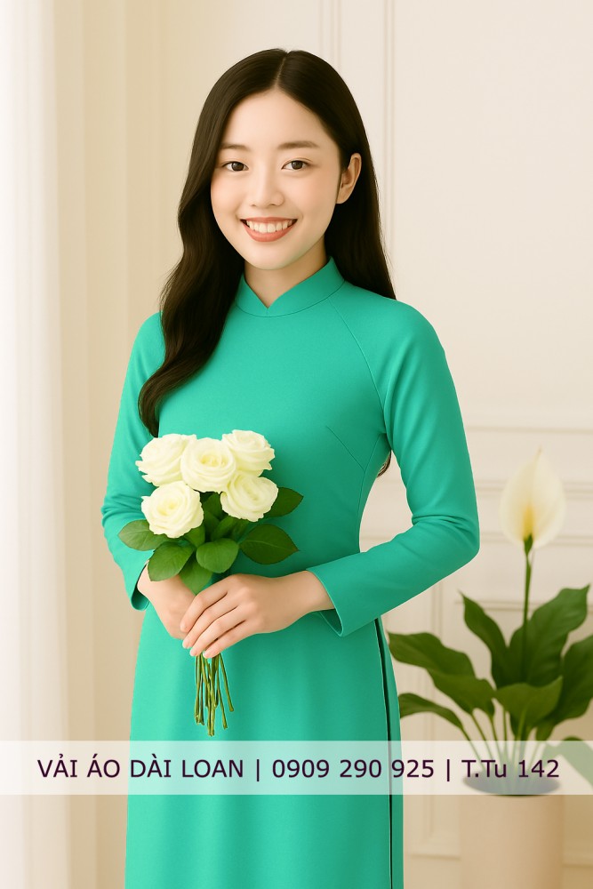 Vải áo dài màu trơn