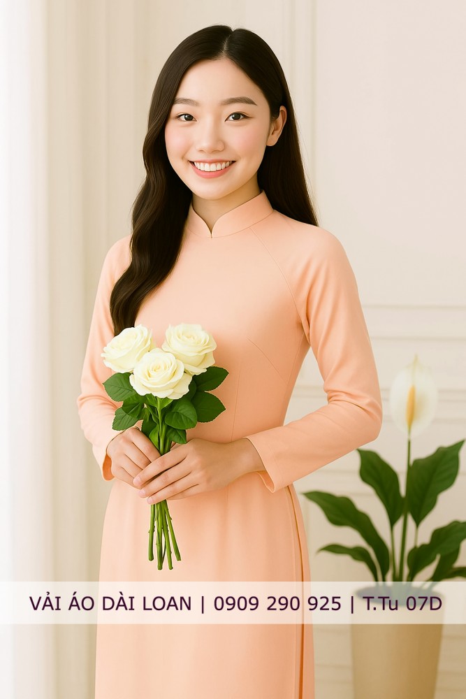Vải áo dài màu trơn