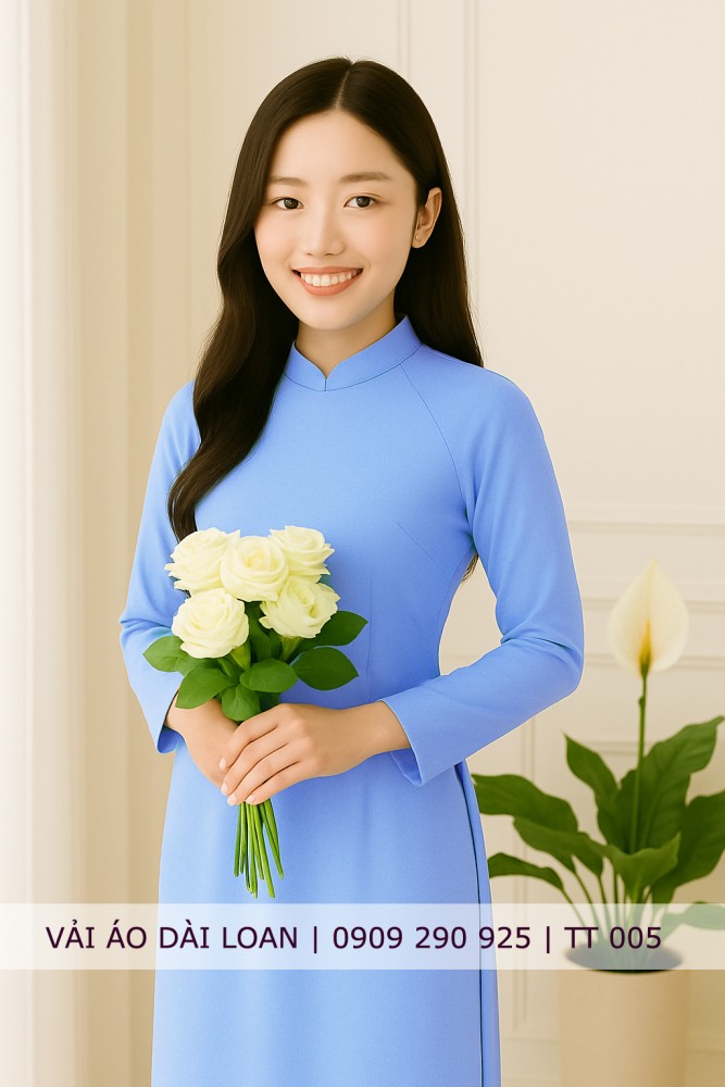 Vải áo dài màu trơn