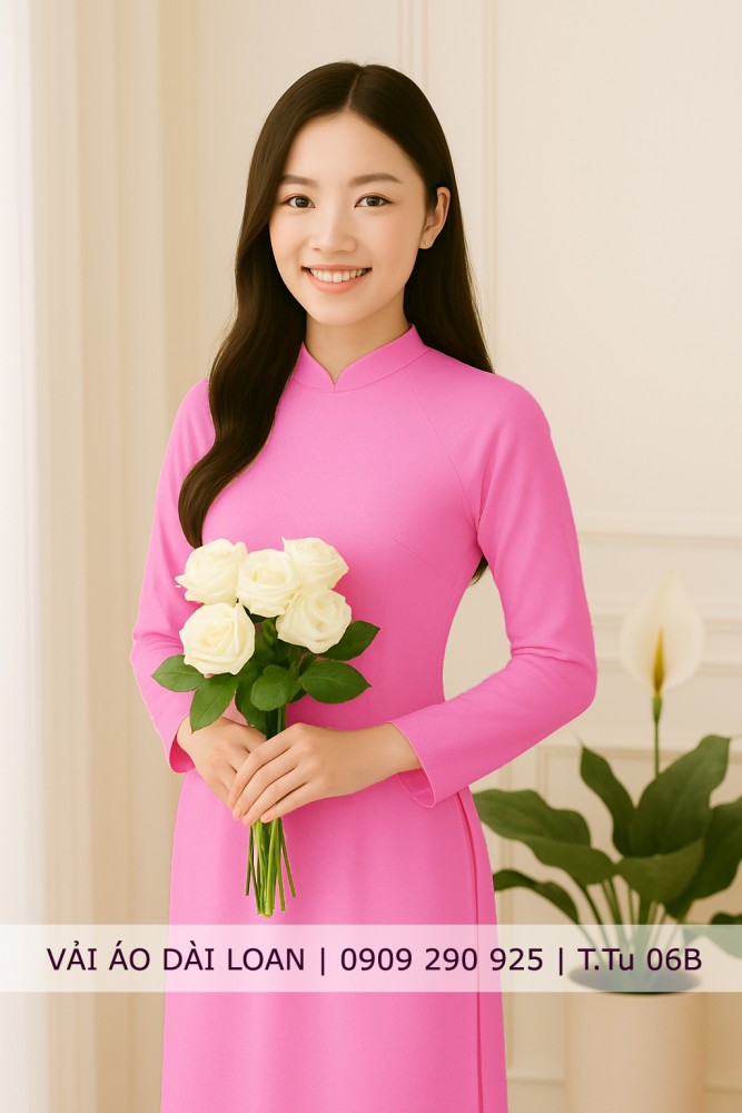 Vải áo dài màu trơn