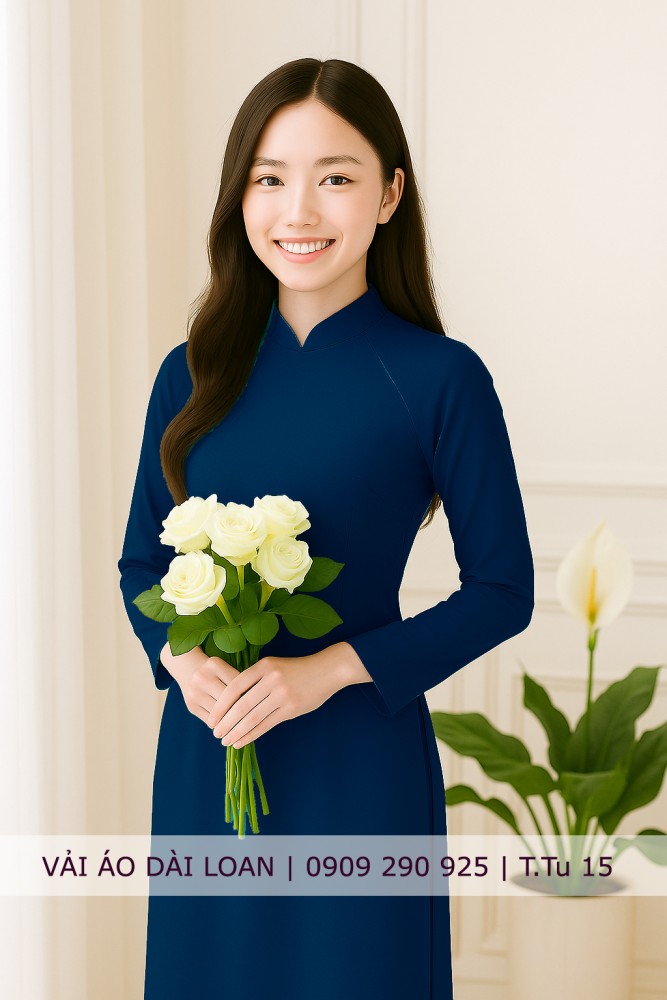 Vải áo dài màu trơn