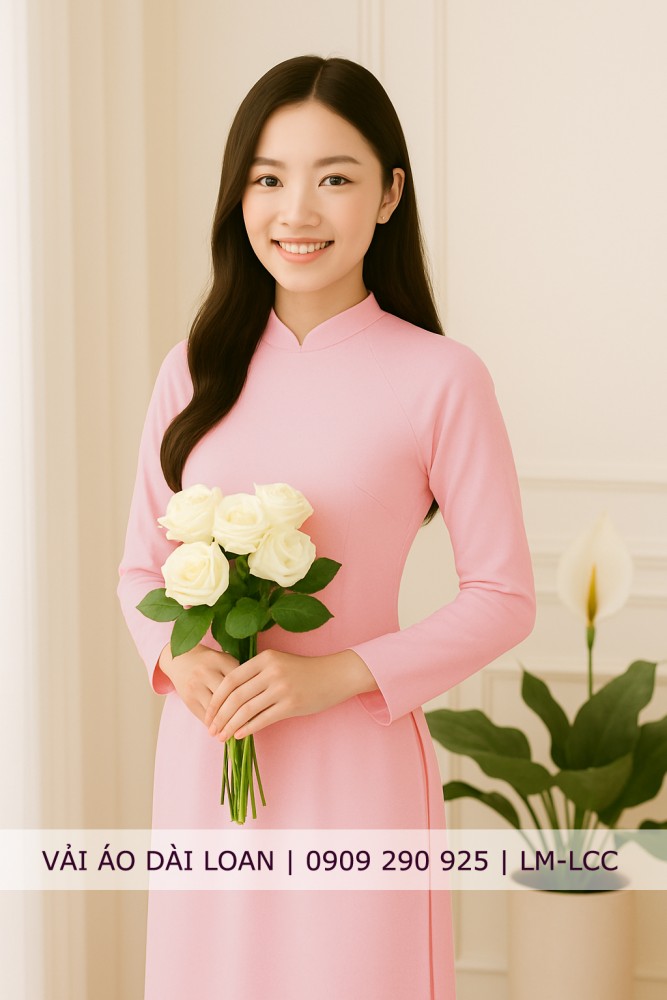 Vải áo dài màu trơn