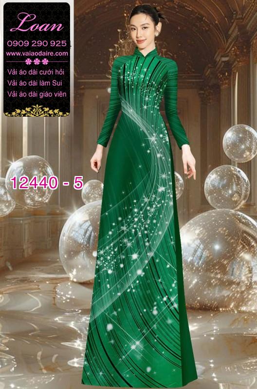 Vải áo dài hoạ tiết ánh sáng