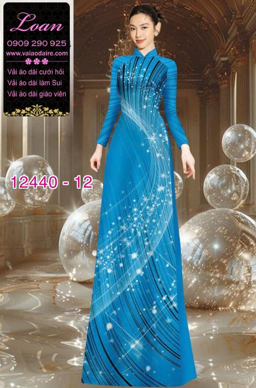 Vải áo dài hoạ tiết ánh sáng
