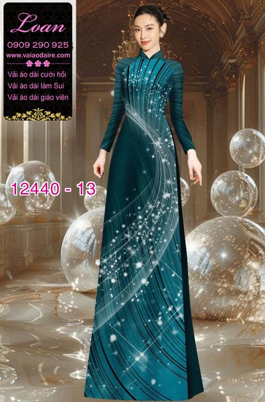 Vải áo dài hoạ tiết ánh sáng