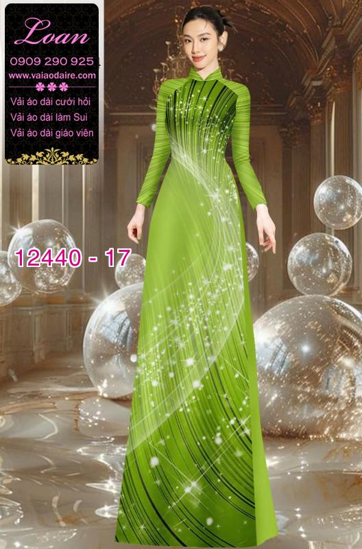 Vải áo dài hoạ tiết ánh sáng