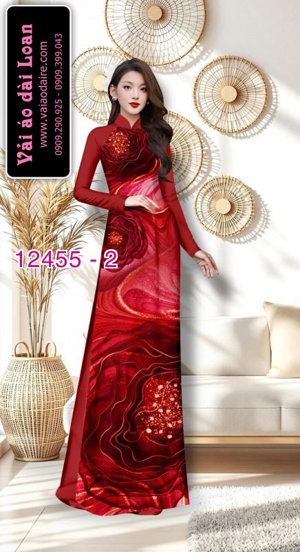 Vải áo dài hoa ảo