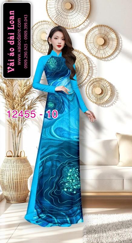 Vải áo dài hoa ảo