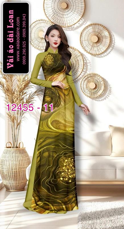 Vải áo dài hoa ảo