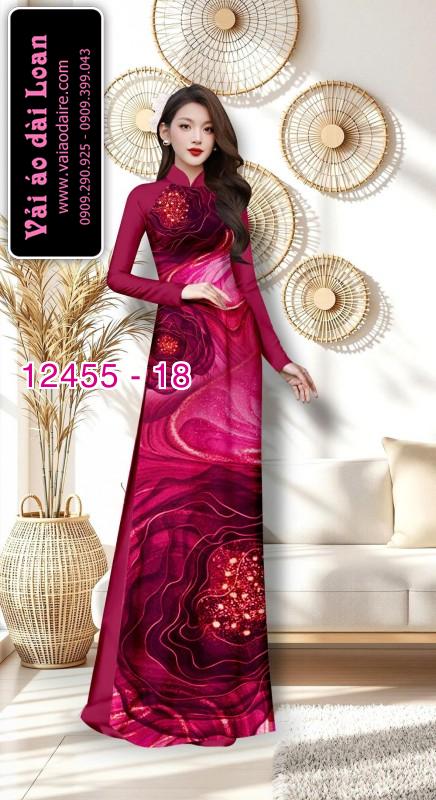 Vải áo dài hoa ảo