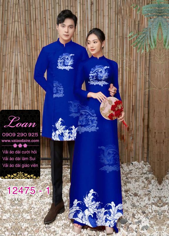 Áo Dài Đôi Nam Nữ  – Thiết Kế Rồng Mây Độc Đáo