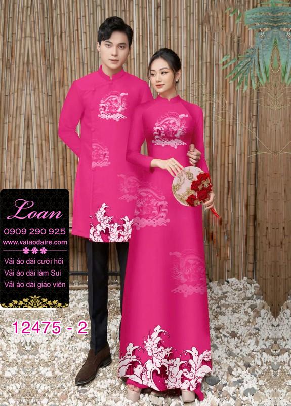 Áo Dài Đôi Nam Nữ  – Thiết Kế Rồng Mây Độc Đáo