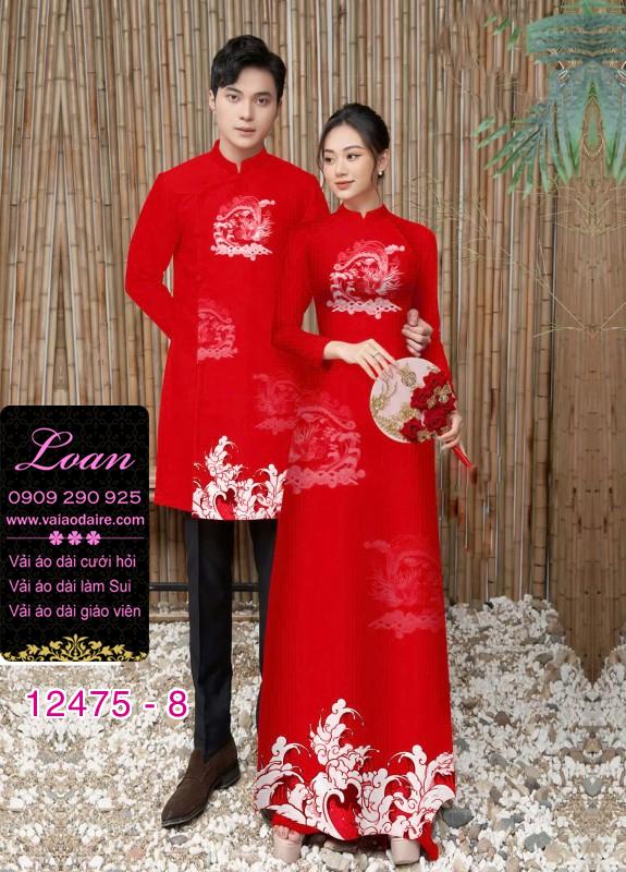 Áo Dài Đôi Nam Nữ  – Thiết Kế Rồng Mây Độc Đáo