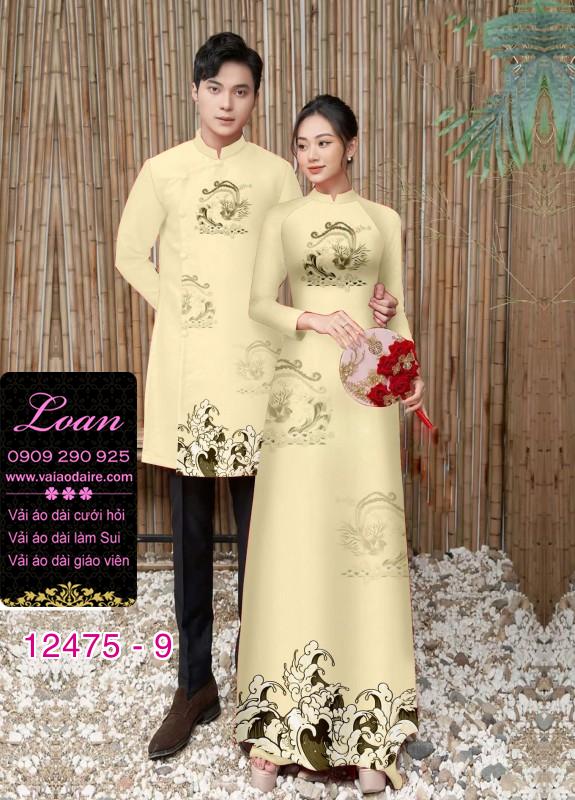 Áo Dài Đôi Nam Nữ  – Thiết Kế Rồng Mây Độc Đáo