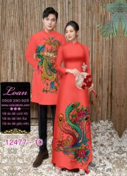 Áo Dài Đôi Nam Nữ  – Họa Tiết Rồng Phượng