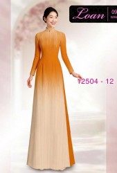 Vải áo dài hình đường kẻ dọc