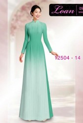Vải áo dài hình đường kẻ dọc