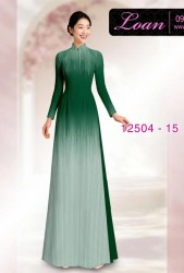 Vải áo dài hình đường kẻ dọc