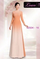 Vải áo dài hình đường kẻ dọc