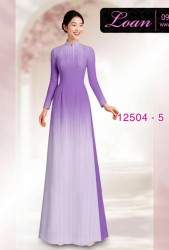 Vải áo dài hình đường kẻ dọc