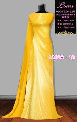Vải áo dài vệt sáng chạy dọc-DT 12509