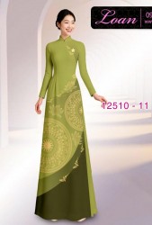 Vải áo dài họa tiết trống đồng