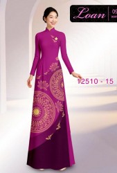 Vải áo dài họa tiết trống đồng