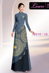 Vải áo dài họa tiết trống đồng
