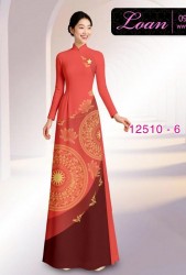 Vải áo dài họa tiết trống đồng