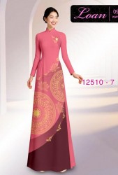 Vải áo dài họa tiết trống đồng