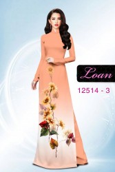 Vải áo dài hoa hướng dương