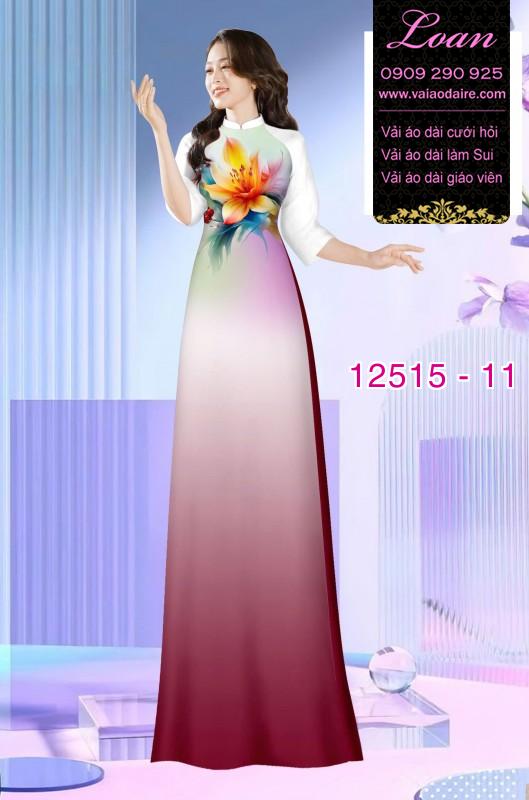 Vải áo dài nền màu Ombre Vải áo dài nền màu Ombre