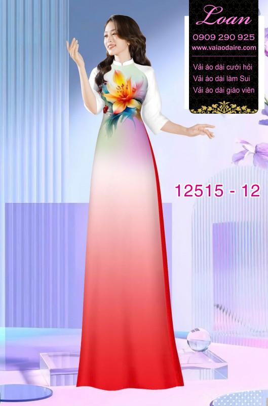 Vải áo dài nền màu Ombre Vải áo dài nền màu Ombre
