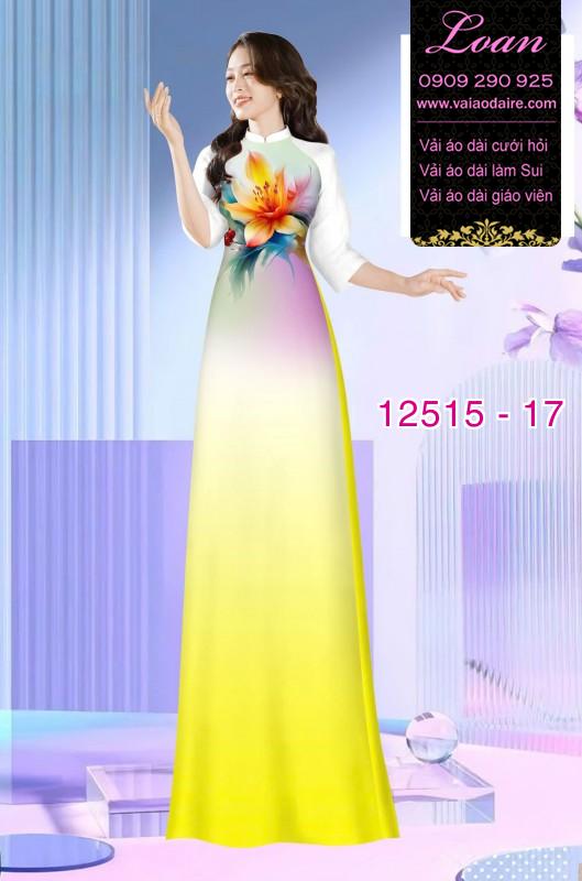 Vải áo dài nền màu Ombre Vải áo dài nền màu Ombre