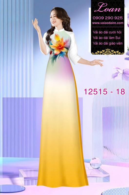 Vải áo dài nền màu Ombre Vải áo dài nền màu Ombre