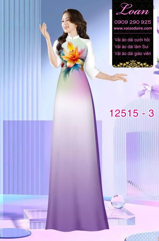 Vải áo dài nền màu Ombre Vải áo dài nền màu Ombre