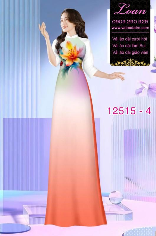 Vải áo dài nền màu Ombre Vải áo dài nền màu Ombre